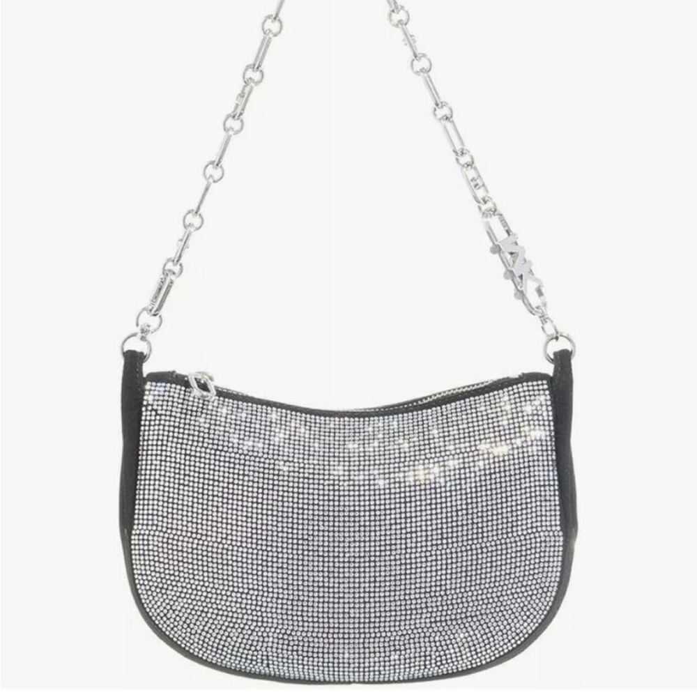 🔥🔥NWT Michael Kors Silver Chain Shoulder Bag